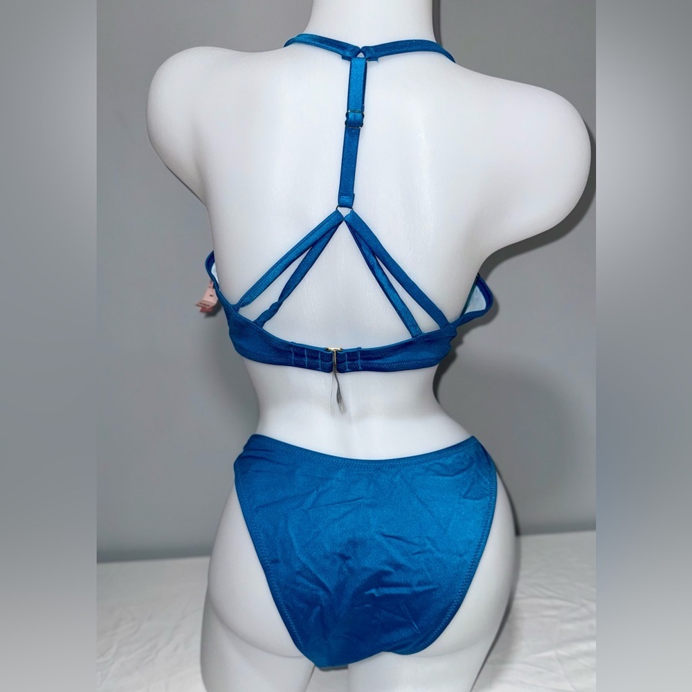 NWT Victoria Secret Shimmer Bikini Set 38C - Picture 4 of 7